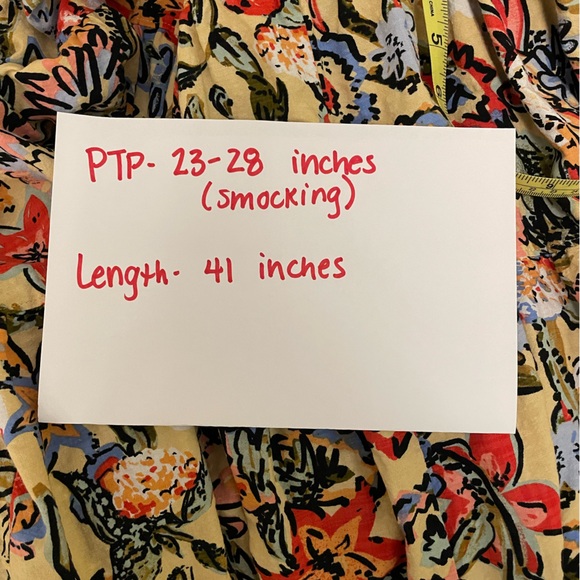 Beautiful 2X Sonoma Floral Print Midi Dress - Picture 6 of 6